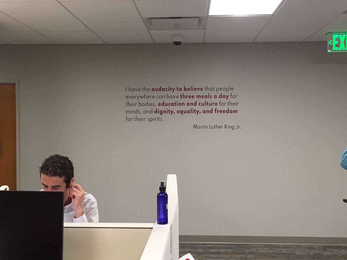 mcwcreative's tweet image. #FridayFeeling: Inspired

Installed new inspirational quotes for @MannaFoodCenter at their market, office, and warehouse. Great quotes to greet visitors &amp;amp; staff as we fight hunger.
——-
Creative collaboration w AKB Strategies. 

Printed &amp;amp; install by: @Signarama Silver Spring