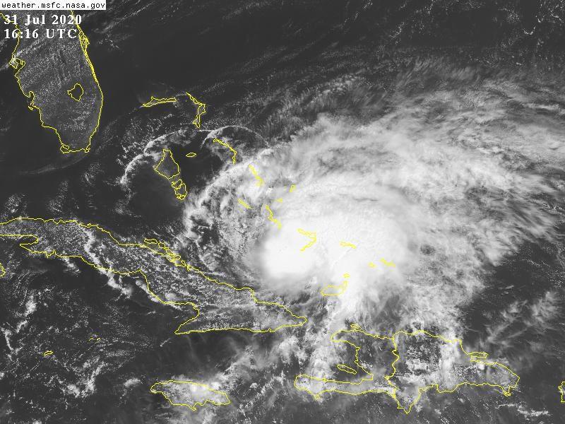 ursupam's tweet photo. #Isaías sobre las Bahamas centrales
Sus #vientosmáximossostenidos de 120 km/h, con rachas superiores y la presión central de 992 mb, por lo que continúa siendo un huracán categoría 1 en la escala Saffir-Simpson
#Florida #prayforbahamas #temporadaciclonica2020
#HuracanIsaias https://t.co/xYpZCQCFRv