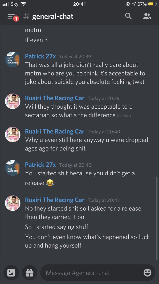 poconnor271203's tweet image. Toxic people moving mad on @TheVFL_ who jokes about suicide how are these not been reported before?? @VflRelated