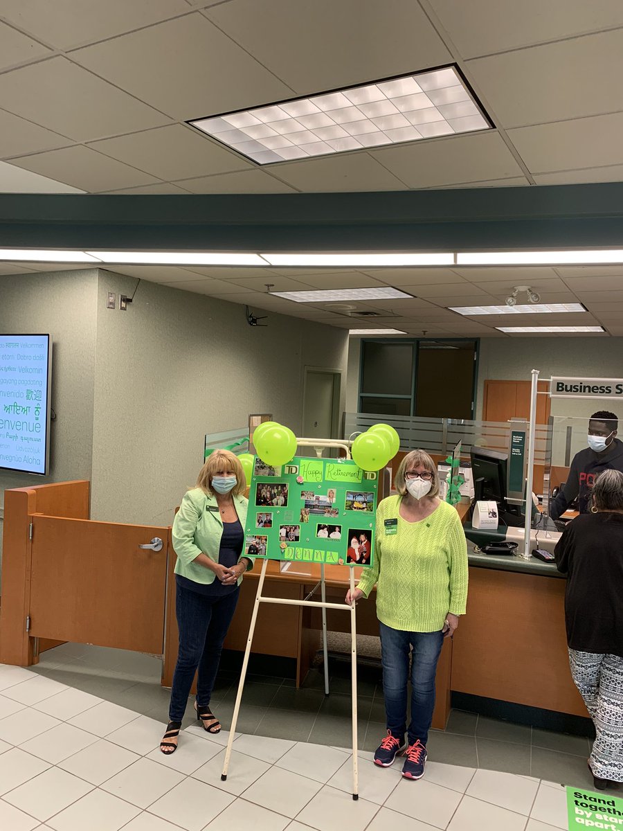 lthomas0545's tweet photo. Congratulations on your retirement Donna. What an accomplished 43 year career with TD   You have such an amazing passion for you colleagues and your customers and we are all truly going to miss you  Wishing  you all the best in your next chapter @NeilR_Durham @scott_belton https://t.co/myAa0cOlNR