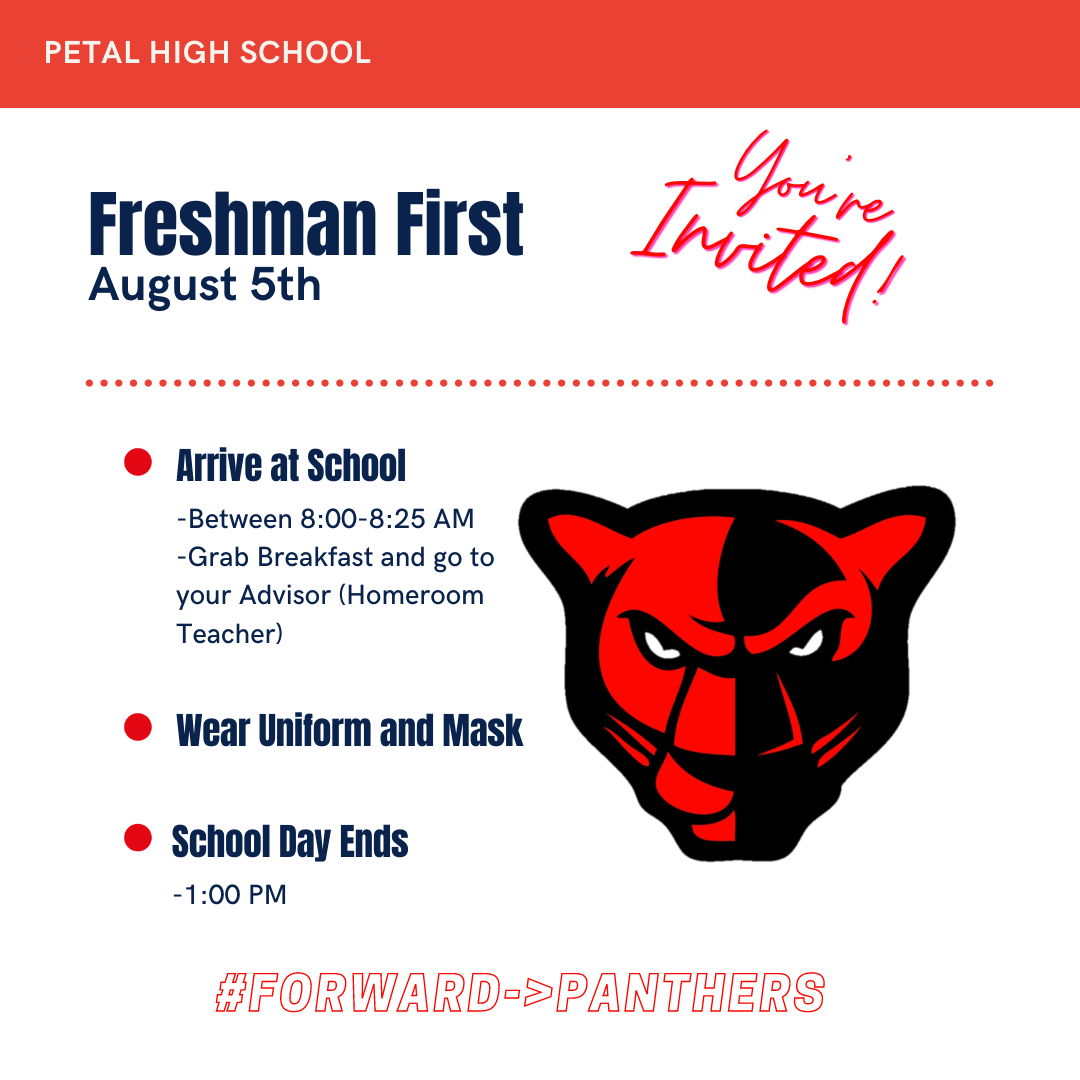 PetalHighSchool's tweet photo. #FreshmanFirst https://t.co/aXX4m8lGLi