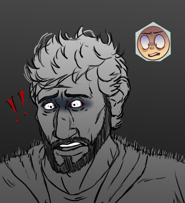 MandyDeaditeART's tweet photo. Expression meme, with James. #DrawingMemes https://t.co/xftB3LApdh
