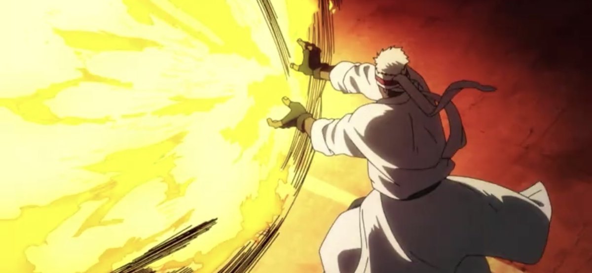 Il peut également canaliser cette énergie en un point puis la libérer en projetant les flammes vers l’extérieur. Cela fait de Charon un deuxième génération et non un troisième génération.