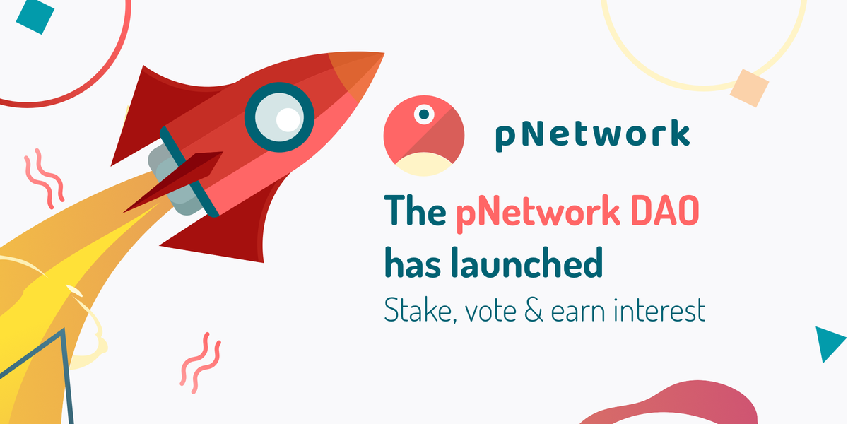 📣  It's official! The #pNetwork DAO has launched!🚀

Join the next-level community of $PNT🦜 holders!

Stake, vote, and earn up to 42% APR in staking rewards💥 

medium.com/@provablething…