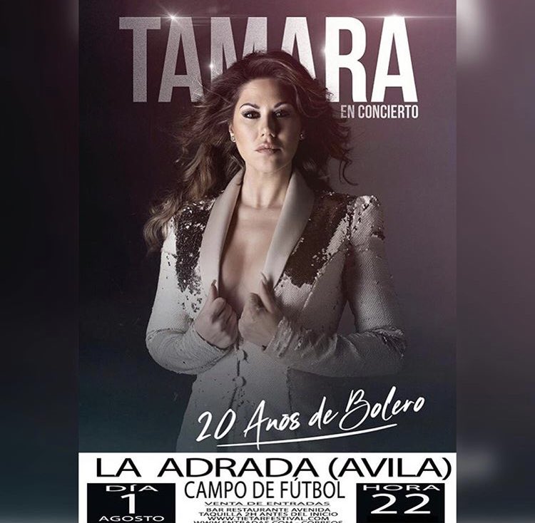 HitEvolutionCL's tweet photo. Hoy es un día especial: @Tamara_online vuelve a los escenarios en Avila, España, con 20
Años de Boleros.
Si estás en La Adrada, aprovecha este momento único . #tamaristas https://t.co/3FGidwTIg2