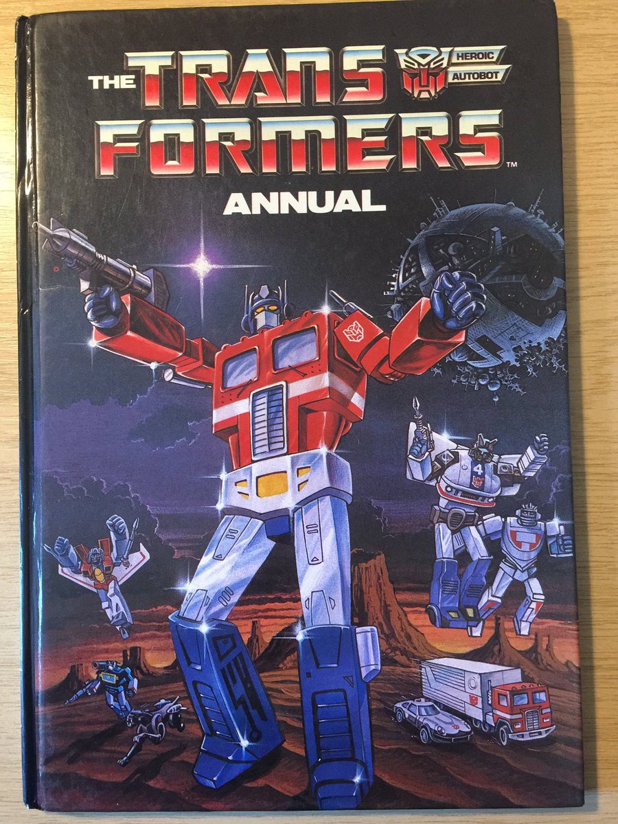 WatsonsVintage's tweet photo. A FABULOUS VINTAGE BIRTHDAY GIFT FOR A TRANSFORMERS FAN AVAILABLE IN my #etsyshop: Vintage 1986 'The Transformers Annual' Hardback Book - TV Nostalgia - 1986 Nostalgic Birthday Gift #TransformersFanGift #ComicStripFan https://t.co/9hZ47v3XOn #TransformersAnnual #1986BirthdayGift https://t.co/iFwQbAAJnC