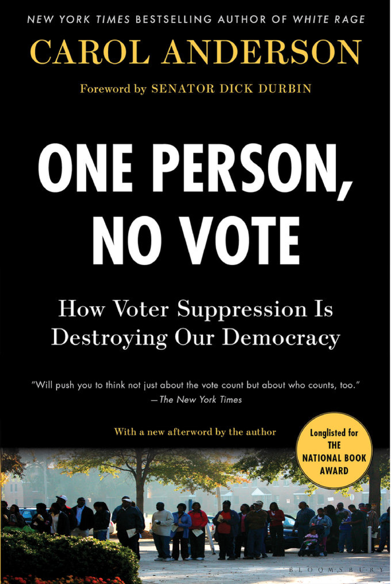 VCUCommonBook's tweet photo. The new school year is coming, and that means...August #vcu #commonbook discussions! Students and members of the VCU and Richmond communities will get to discuss @ProfCAnderson 's One Person No Vote! Students, don't forget to bring your copies of the book to campus! https://t.co/kw3Ah3UKpy