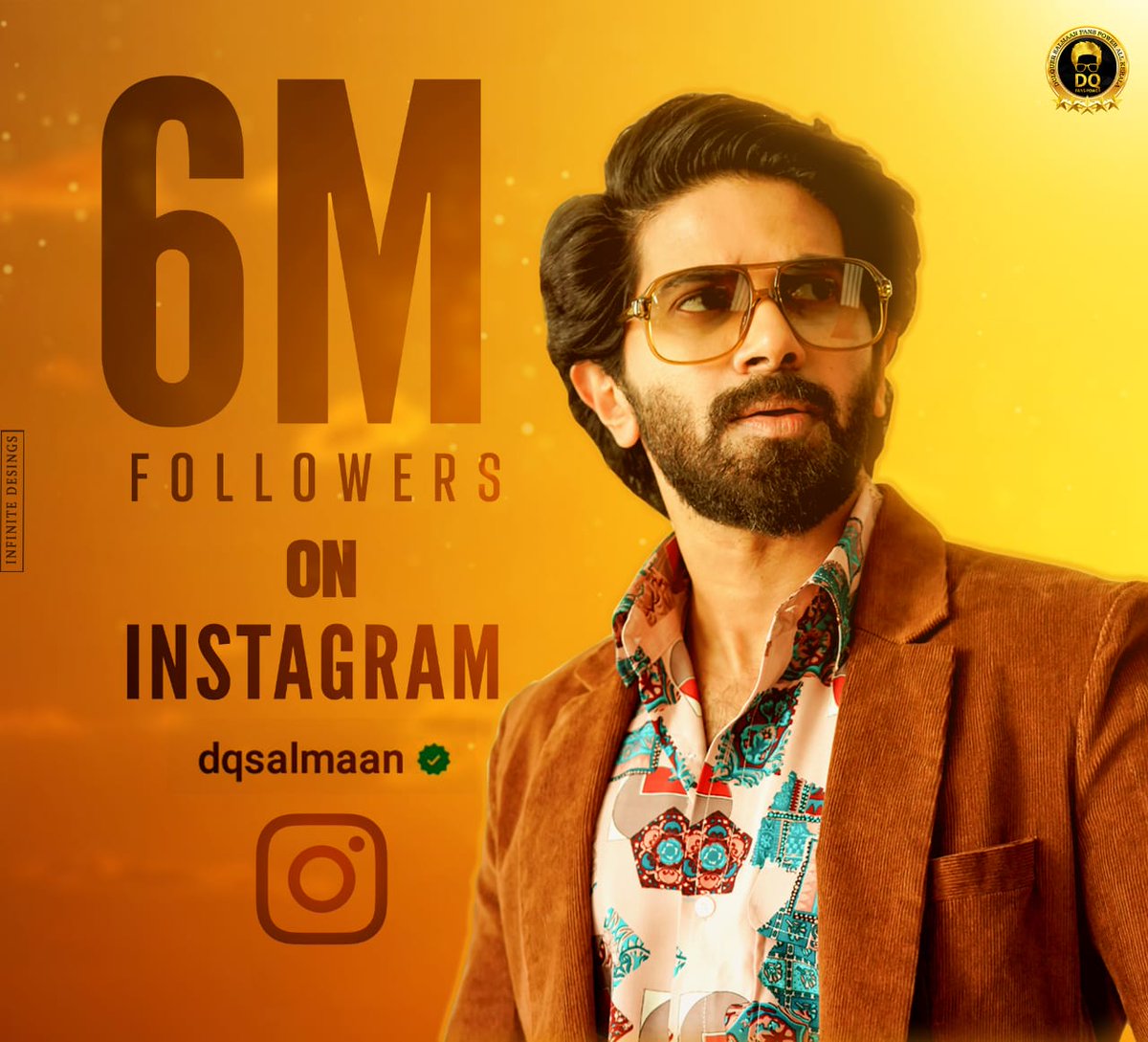 Igin_Dq's tweet photo. _The First Mollywood Actor &amp; 3rd South Indian Actor to Cross #6Million Followers on Instagram_ 🔥🔥

#DulquerSalmaan 🙌🙌

CONGRATULATIONS 👏 @dqsalmaan https://t.co/2Qoi7ILywq
