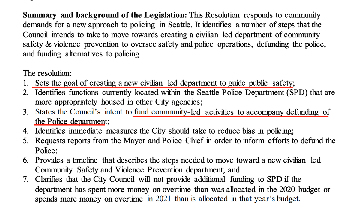 BREAKING: Seattle City Council moves to abolish the entire Seattle Police Department and replace it with a "civilian led Department of Community Safety & Violence Prevention."They want to replace the police force with nonprofit programs and "community-led activities."