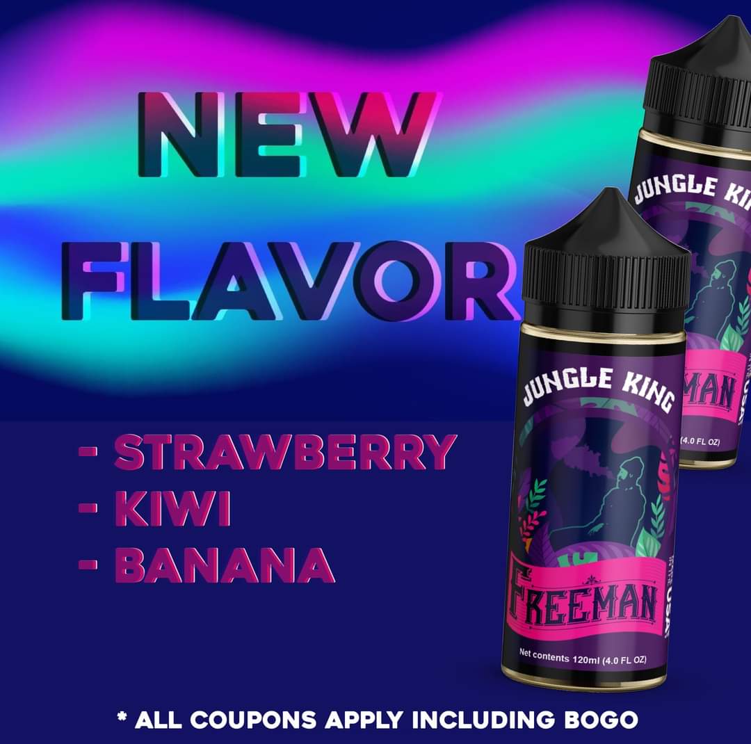 Jungle has been one of our best sellers of all time. As a thank you to years of being in business and having fantastic customers we have released a more flavourful Powerful sweeter LIMITED edition of Jungle.

This will be our final new flavor. Enjoy!

freemanvapejuice.com/products/jungl…