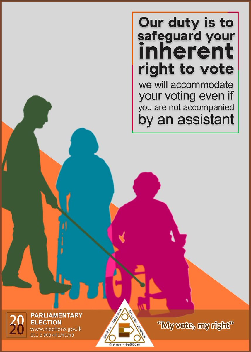 Election Commission of Sri Lanka (@ecsrilanka) on Twitter photo SOCIAL MEDIA VOTER EDUCATION SERIES
#LKAElections2020
#பாராளுமன்றதேர்தல்2020
#මහමැතිවරණය #LKA
#DGI #infodprtsl <a href="/ECSriLanka/">Election Commission of Sri Lanka</a>
#cmev <a href="/ECSriLanka/">Election Commission of Sri Lanka</a>
#LKA #SriLankaElections2020
#colombogazette <a href="/ECISVEEP/">Election Commission of India</a> <a href="/kushalpathak/">Dr. Kushal Pathak</a>
<a href="/AusHCSriLanka/">Australia in Sri Lanka</a> <a href="/IFESDisability/">IFES Disability</a> <a href="/IFES1987/">IFES</a> <a href="/electionguide/">IFES ElectionGuide</a> SOCIAL MEDIA VOTER EDUCATION SERIES
#LKAElections2020
#பாராளுமன்றதேர்தல்2020
#මහමැතිවරණය #LKA
#DGI #infodprtsl <a href="/ECSriLanka/">Election Commission of Sri Lanka</a>
#cmev <a href="/ECSriLanka/">Election Commission of Sri Lanka</a>
#LKA #SriLankaElections2020
#colombogazette <a href="/ECISVEEP/">Election Commission of India</a> <a href="/kushalpathak/">Dr. Kushal Pathak</a>
<a href="/AusHCSriLanka/">Australia in Sri Lanka</a> <a href="/IFESDisability/">IFES Disability</a> <a href="/IFES1987/">IFES</a> <a href="/electionguide/">IFES ElectionGuide</a>