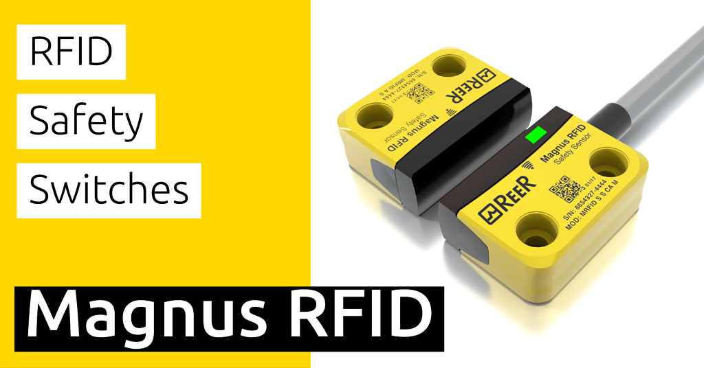 reersafety's tweet photo. Magnus RFID: next generation sensors for machine safety. Visit https://t.co/jXsU94owM2 for more information. #reersafety #machinesafety #magnusrfid #installbeforework https://t.co/L3Bxyet3rc
