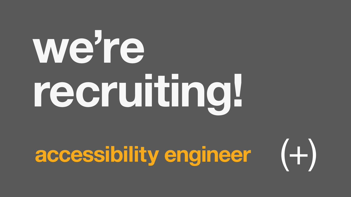 addventures's tweet photo. Are you passionate about making digital spaces inclusive and usable for all? We’re searching for an accessibility engineer to join our Digital Team. Apply here today: https://t.co/kMTi7Piay6  #a11y #accessibility #uxdesigner #uxuidesign #webdesign #digitalmarketing https://t.co/N9CEsOjuGT