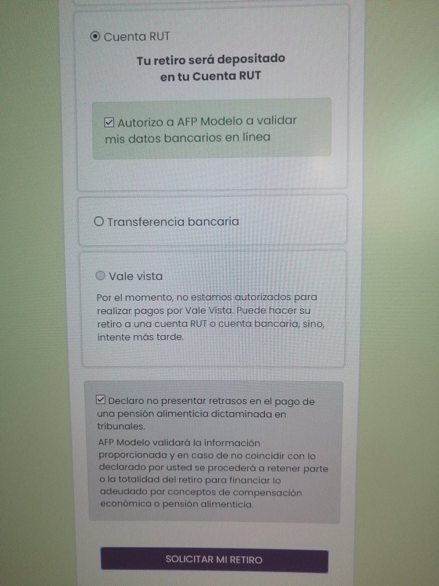 FernandezXavy's tweet photo. @AFPModelocl
Más de 40 minutos esperando para terminar, pero no termina la solicitud, e recargado la página algunas veces y nada...... TnT https://t.co/CFdC9TopvU