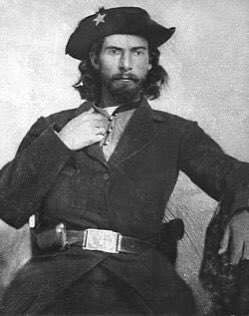 The war along the border of Kansas and Missouri was particularly brutal, with atrocities committed on both sides. Quantrill and his band were the most notorious. Among his men were common outlaws like the Younger and James brothers, as well as Bloody Bill Anderson.