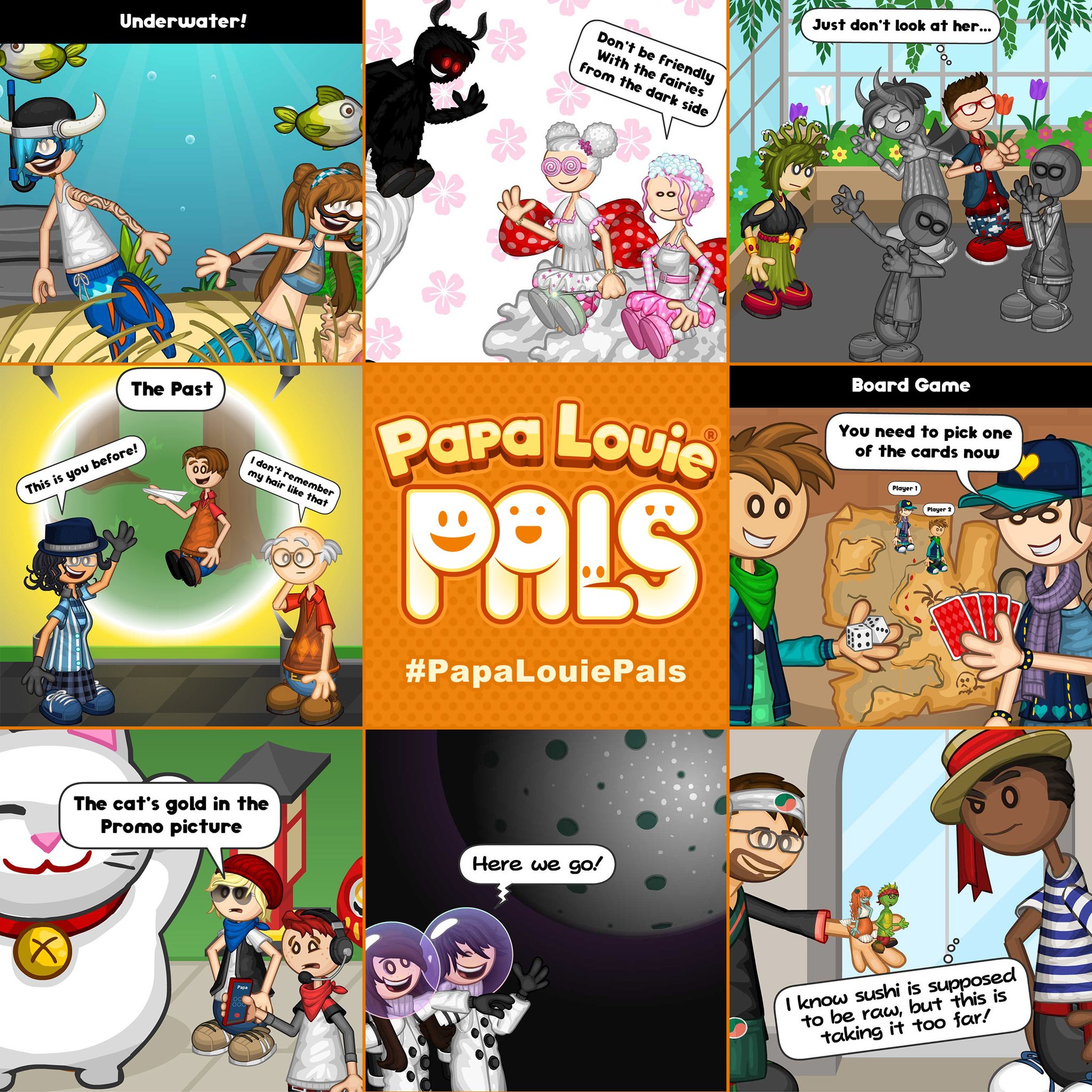 Flipline Studios on X: Papa Louie Pals: Fan Scenes!