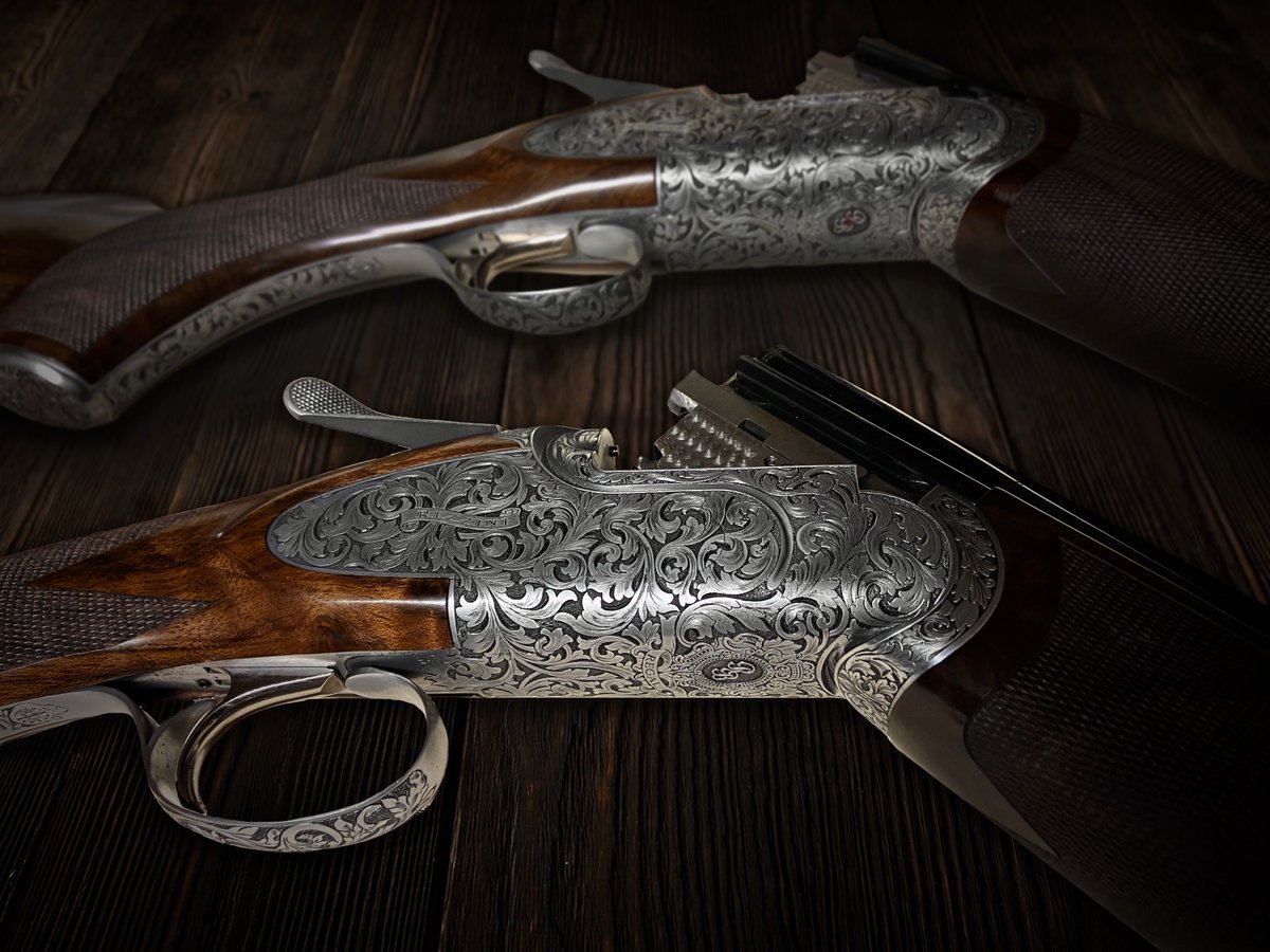 #GunFriday this week goes to a stunning pair of 16 bore, round bodied, scroll engraved regals. These quick handling game guns would be at home on the grouse moors in Scotland or equally as happy in the depths of Wales on the high pheasant

Email Gunroom@ejchurchill.com