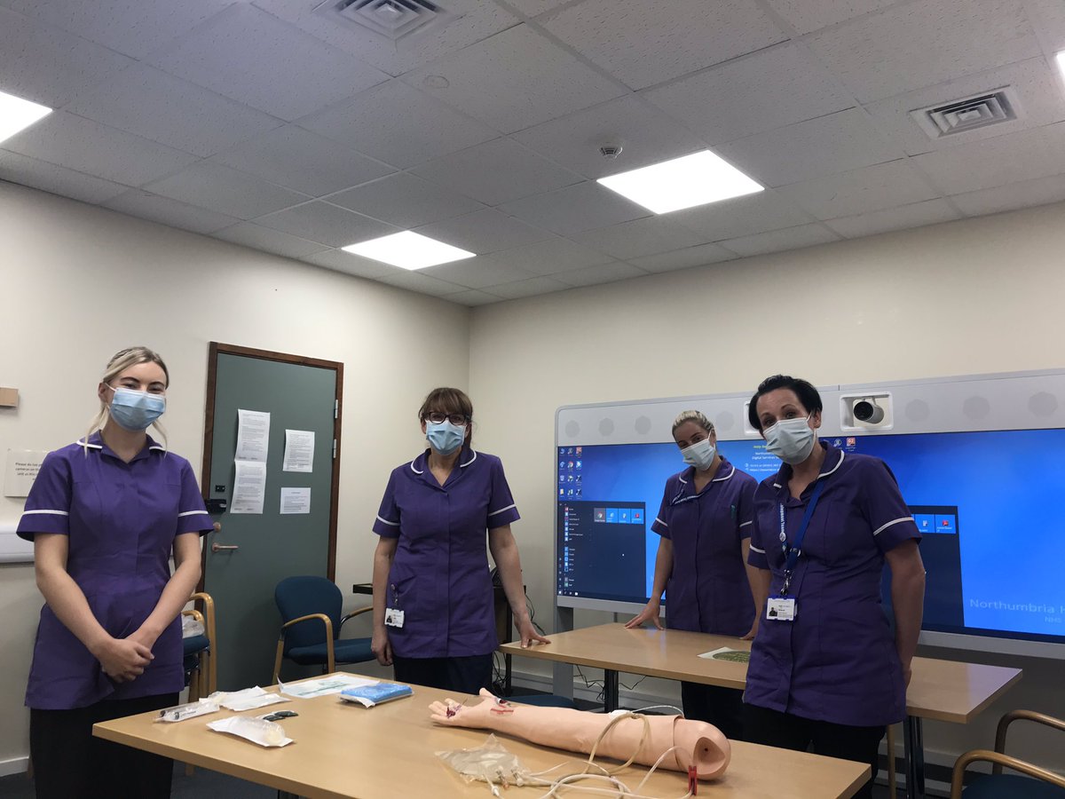 sharon_harr1son's tweet photo. The Practice Development team visited the Vascular Devices Lead for some training and to ensure they’re up to date. Excellent teaching resource at @NorthumbriaNHS with @GarlickSophie @nikimsanders @Faye_Dixon19 #evidencebasedpractice #stayingcurrent #practicedevelopment https://t.co/XCku74FdPB