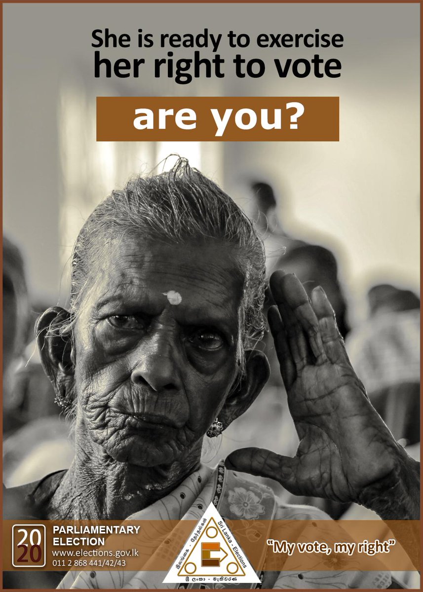 Election Commission of Sri Lanka (@ecsrilanka) on Twitter photo SOCIAL MEDIA VOTER EDUCATION SERIES
#LKAElections2020
#பாராளுமன்றதேர்தல்2020
#මහමැතිවරණය #LKA
#DGI #infodprtsl <a href="/ECSriLanka/">Election Commission of Sri Lanka</a>
#cmev <a href="/ECSriLanka/">Election Commission of Sri Lanka</a>
#LKA #SriLankaElections2020
#colombogazette <a href="/ECISVEEP/">Election Commission of India</a> <a href="/kushalpathak/">Dr. Kushal Pathak</a>
<a href="/AusHCSriLanka/">Australia in Sri Lanka</a> <a href="/IFESDisability/">IFES Disability</a> <a href="/IFES1987/">IFES</a> <a href="/electionguide/">IFES ElectionGuide</a> @IFESGender SOCIAL MEDIA VOTER EDUCATION SERIES
#LKAElections2020
#பாராளுமன்றதேர்தல்2020
#මහමැතිවරණය #LKA
#DGI #infodprtsl <a href="/ECSriLanka/">Election Commission of Sri Lanka</a>
#cmev <a href="/ECSriLanka/">Election Commission of Sri Lanka</a>
#LKA #SriLankaElections2020
#colombogazette <a href="/ECISVEEP/">Election Commission of India</a> <a href="/kushalpathak/">Dr. Kushal Pathak</a>
<a href="/AusHCSriLanka/">Australia in Sri Lanka</a> <a href="/IFESDisability/">IFES Disability</a> <a href="/IFES1987/">IFES</a> <a href="/electionguide/">IFES ElectionGuide</a> @IFESGender