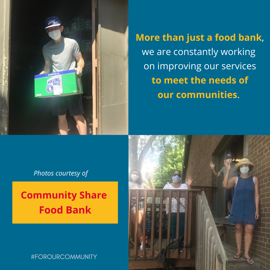 nyhfb's tweet photo. Our friends at ✨Community Share Food Bank✨ are definitely smiling behind their masks!
Check out our feature of one of the food banks in our network of #CommunityAgency and how they are more than just a food bank #ForOurCommunity in #DonMills! https://t.co/d4DgJHdIDW
