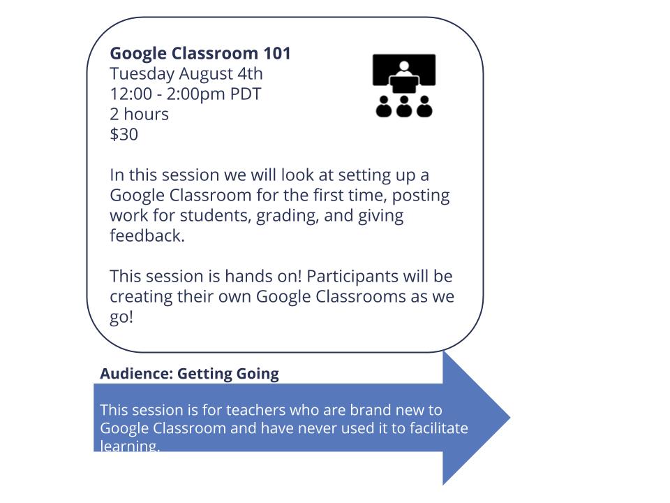 Next up in my Back-to-School Bootcamp will be Google Classroom 101. Google Classroom is EVERYTHING to me in hybrid learning. We'll go from the absolute basics to new and exciting features, as well as starting to design lessons. ➡️ edtechemma.com/shop 
🖥️🏫