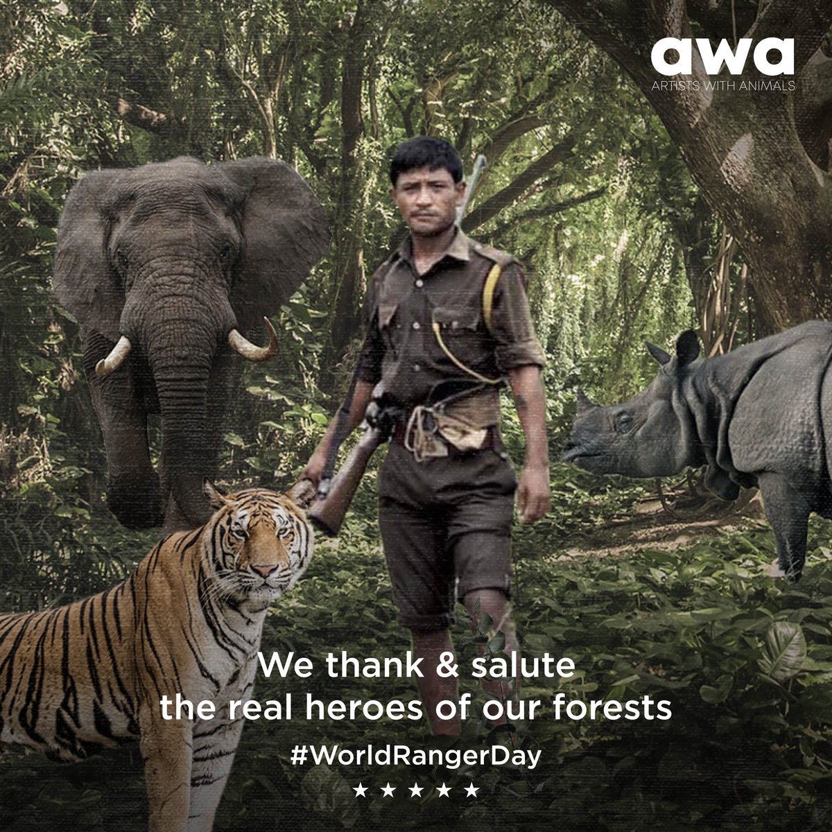 From patrolling the forests, protecting our wildlife from poachers, surviving wild animal attacks to confronting angry villagers, our #ForestGuards do it all. They protect animals in the home, the forest while being away from their own home
Thank you #VanRakshaks #WorldRangerDay