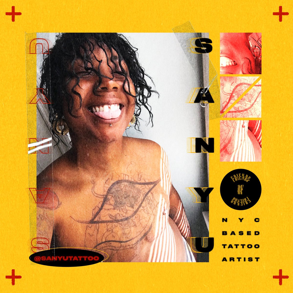 wearefof's tweet photo. For this range, we partnered with our friend Sanyu Nicholas, a Brooklyn-based tattoo artist who creates beautiful custom designs. We love her philosophy on the relationship between art and mental health, and couldn't be prouder to showcase her designs in this range. https://t.co/qQsEEXRHod