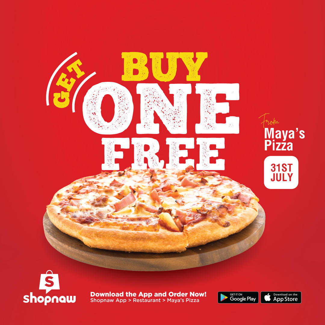 Download an app: Enjoy a free pizza!