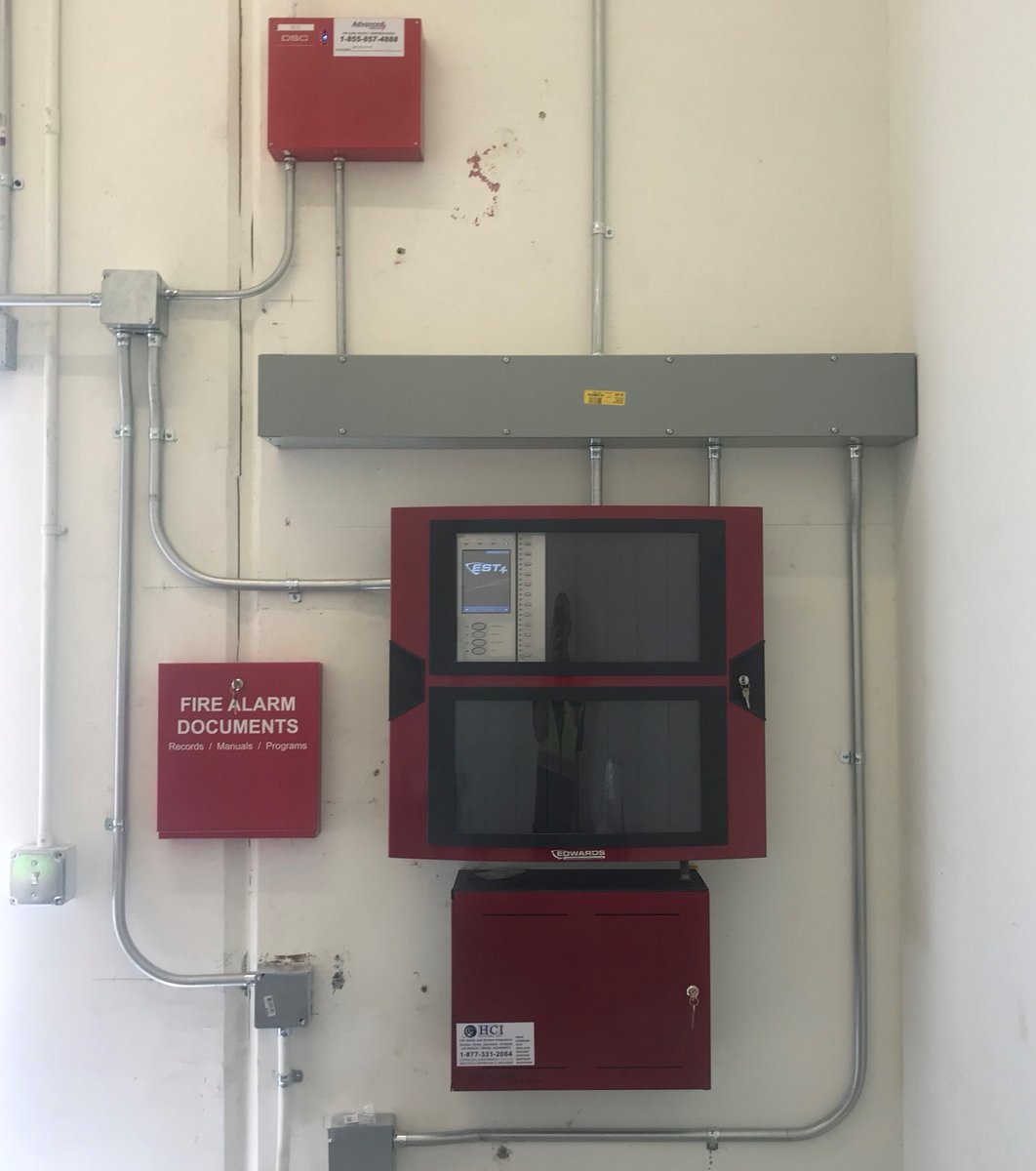 hcisystemsinc's tweet image. New EST4 panel #install by our #Ontario team in a shopping district. #EST4 is the latest #firealarm #massnotification and building integration system by #EdwardsFireSafety. 

Learn more at their website: edwardsfiresafety.com/Home/EST4

#FireAlarm #Solution #ProtectYourBuilding #Fire