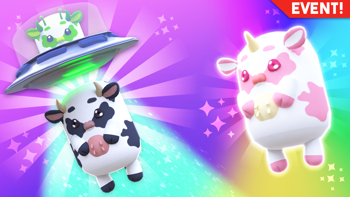 Shark Fin Studios On Twitter The Moo Invaders Event Is Out In Pet Show The Invader Cows Showed Up And They Want Their Cows Back Play With The New Cow Pet To - pet plus roblox