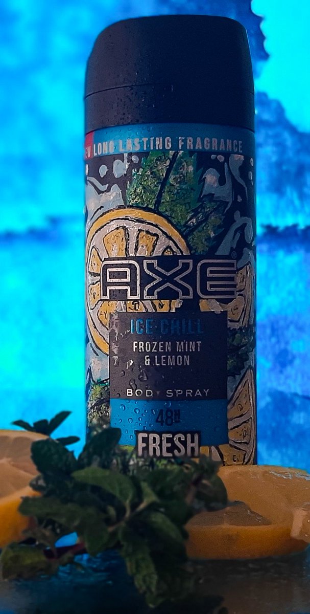 NicholasVries's tweet photo. You know I had to do it!
That amazing frozen mint and lemon scent of the Axe Ice Chill range inspired me to grab my paints and turn the cans into artworks!!!

What do think?🤔

@axe.sa #sprayathome #stayathome https://t.co/i6CbmBm6Da