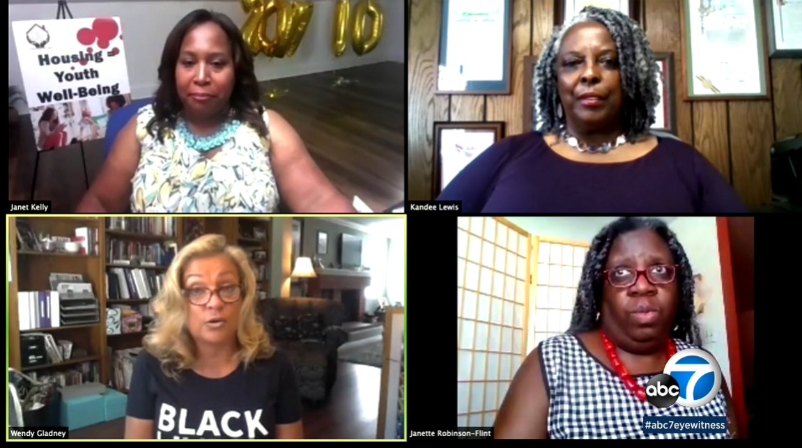 #LIVE Janette Robinson Flint, executive director of Black Women for Wellness, encourages people to help by visiting bwwla.org.
abc7.com/watch/23340