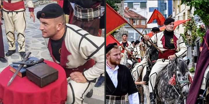 BlackTaurus7's tweet photo. Ја напушти единицата "Волци" поради неправди и кршење кодекс за прием на неспособни во името на "соживотот", и остана она што е.
Такви сме ние во фамилија, со генерации.🍺👊🇲🇰 https://t.co/FrR9KLMYN7