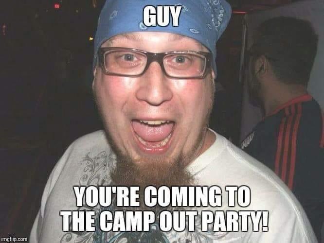 probablylocal's tweet image. This man will be taking temperatures before you are allowed in his VIP tent.