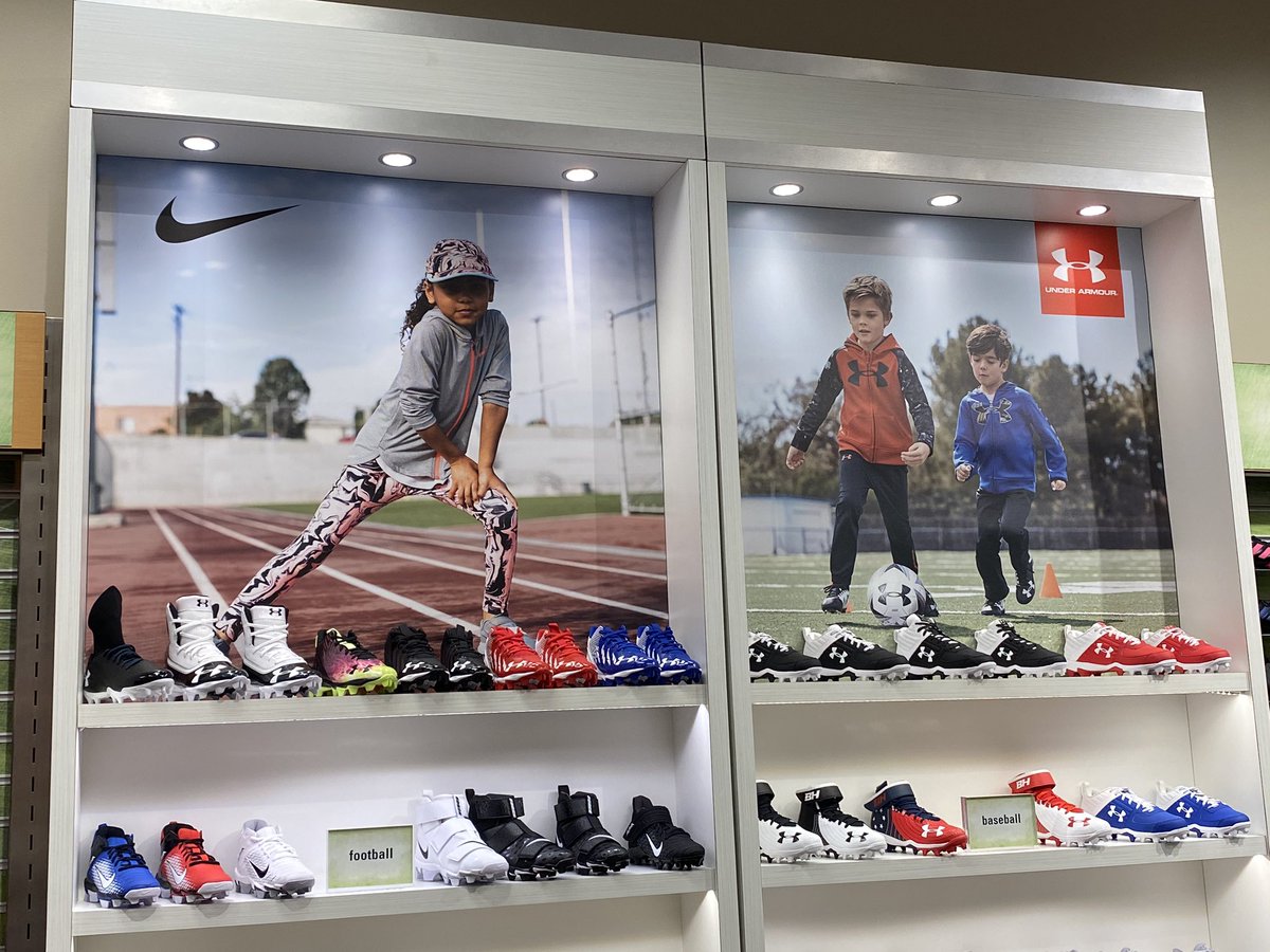 Sustainable sexism - a thread...My 10yo daughter needed shoes. In the sporting goods store, she asked, “Mom, why do they only have pictures of girls stretching or posing, but the boys are doing something athletic?” Truthfully, I hadn’t noticed. So I looked around. 1/