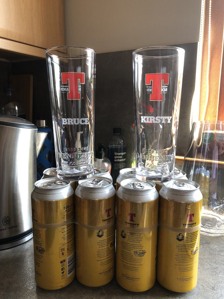 Delivered today , huge thank you too <a href="/TennentsLager/">Tennent's Lager</a> for this gift , no better lager as far as I’m concerned