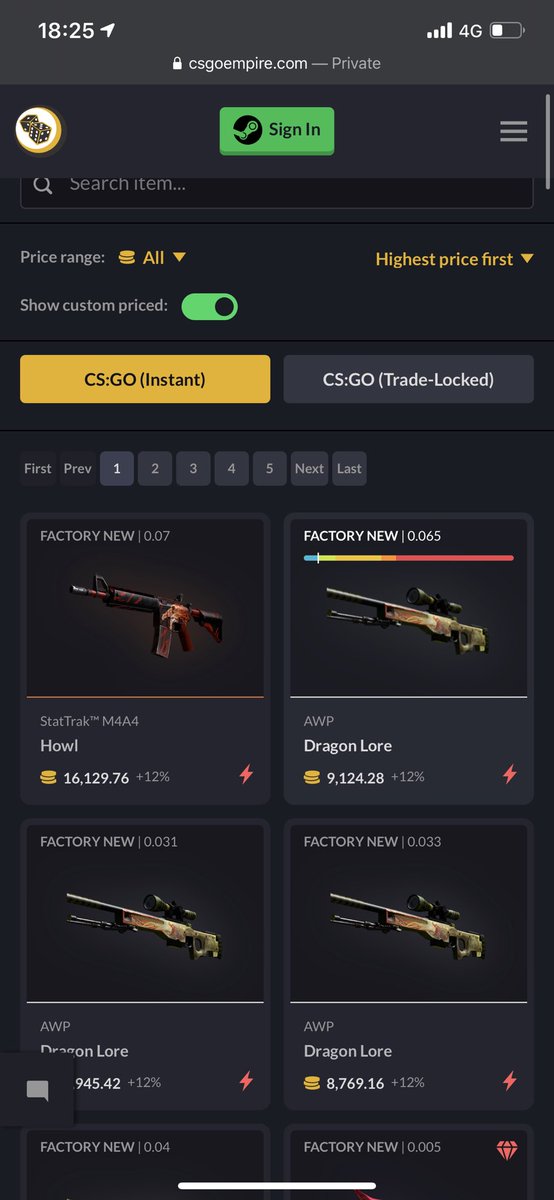 @CSGOEmpireV2 after you removed the csgo trade locked section you’ve run into an even bigger issue, how come there are no items without % on your website and how are you planning on staying competitive with other big gambling websites out there that do offer items without %