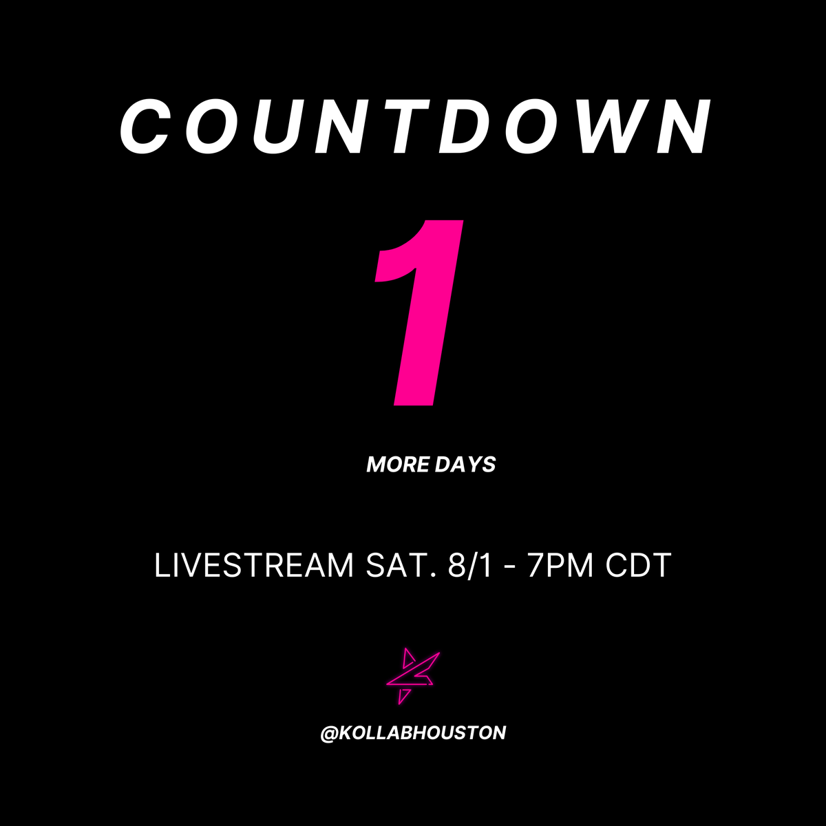 TOMORROW! WE ARE SO EXCITED THAT YOU'LL BE JOINING US!

Go to Facebook.com/KollaborationH…
.
✨ Saturday, 8/1 at 7pm CDT⁠
✨ Free Show for the Family⁠
✨ Donations will be for Asian Americans Advancing Justice @advancingjustice_aajc⁠