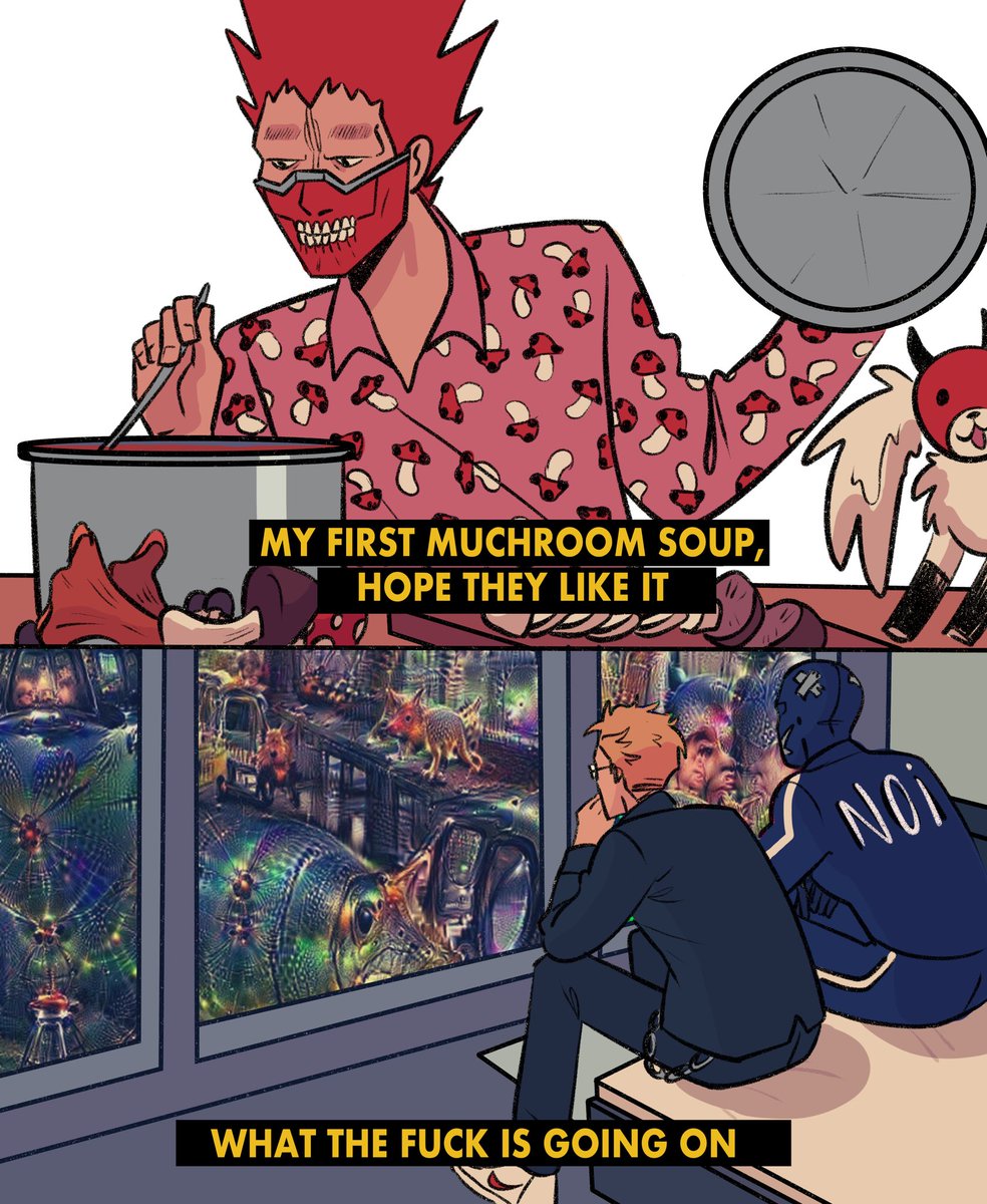 #dorohedoro 

I am sorry to announce that this is my level of humor now