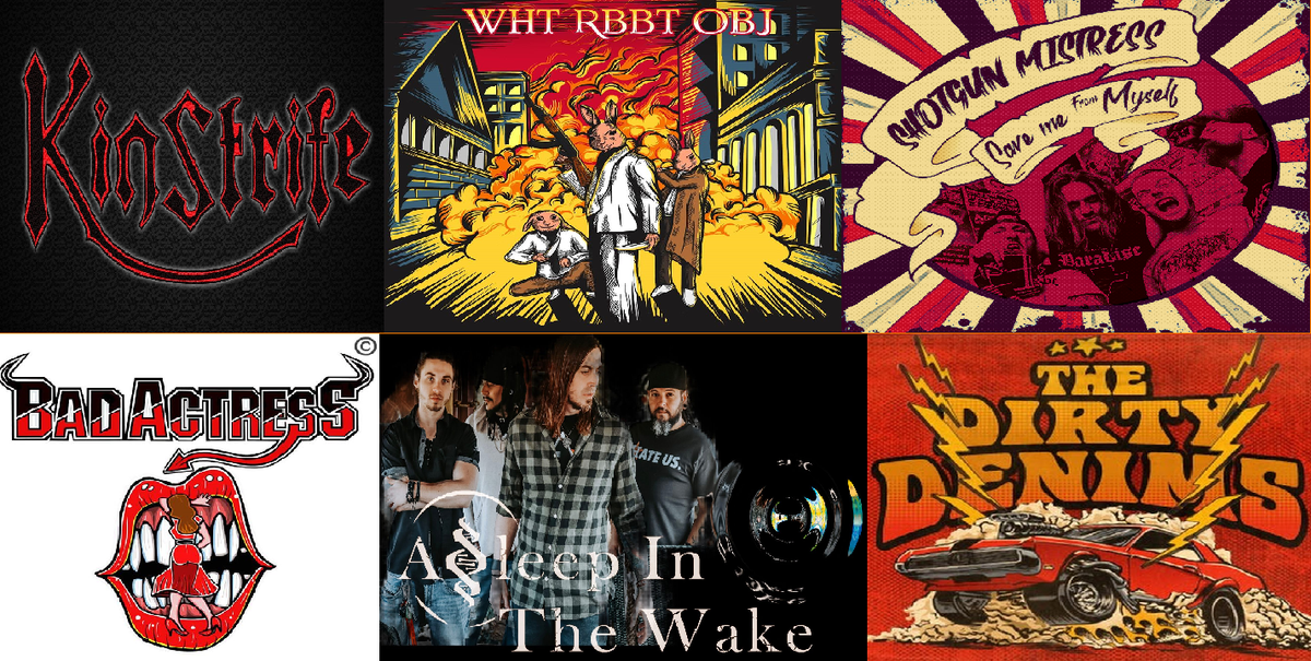 IgniteRockShow's tweet photo. After the #TipleM it's these 6 bands at 36:00 on  https://t.co/j6gdqGGxOJ Let @kinstrifeuk @WhtRbbtObj @ShotgunMistress @badactressband @AITWBand &amp; @thedirtydenims fuel that #FridayFeeling 😄Talk about getting the weekend started! https://t.co/4kMIAcURQ6