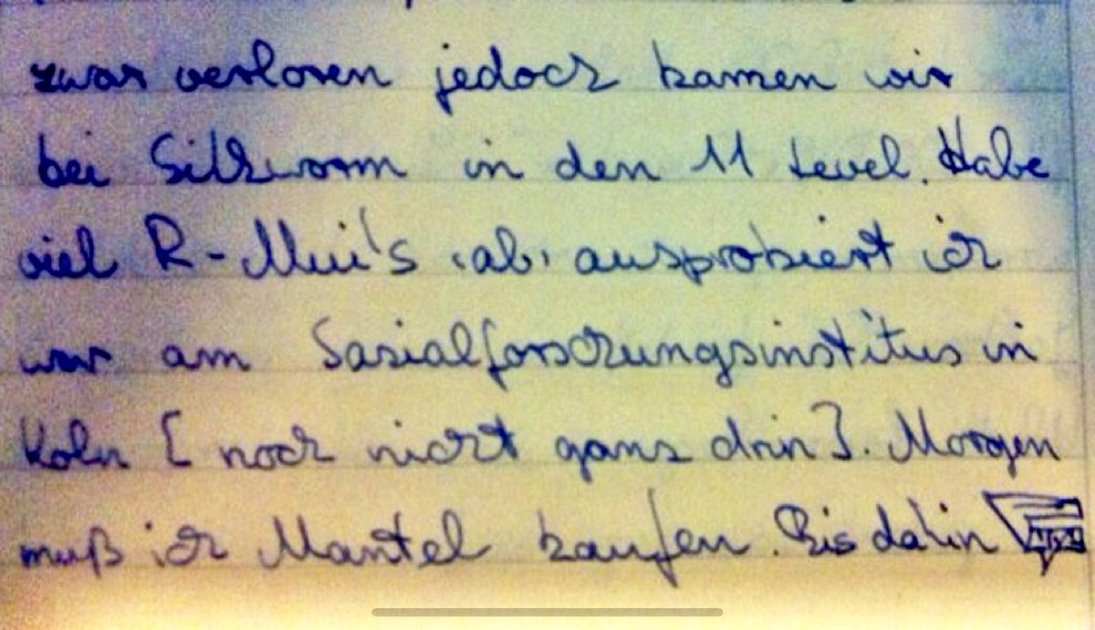 derPUPE's tweet photo. Fund im #Tagebuch von 1.12.1989
Erste #Junghacker-Gehversuche im damaligen #DatenP Netz.
„Habe viel R-NUA/NUIs ausprobiert & war am Sozialforschungsinstitut in Köln (noch nicht ganz drin)“
Tagebuch = #OpSecFail
Rückwirkend peinlich: dort ist #NUI & #NUA verwechselt. •rot• https://t.co/iEpGnezyBb