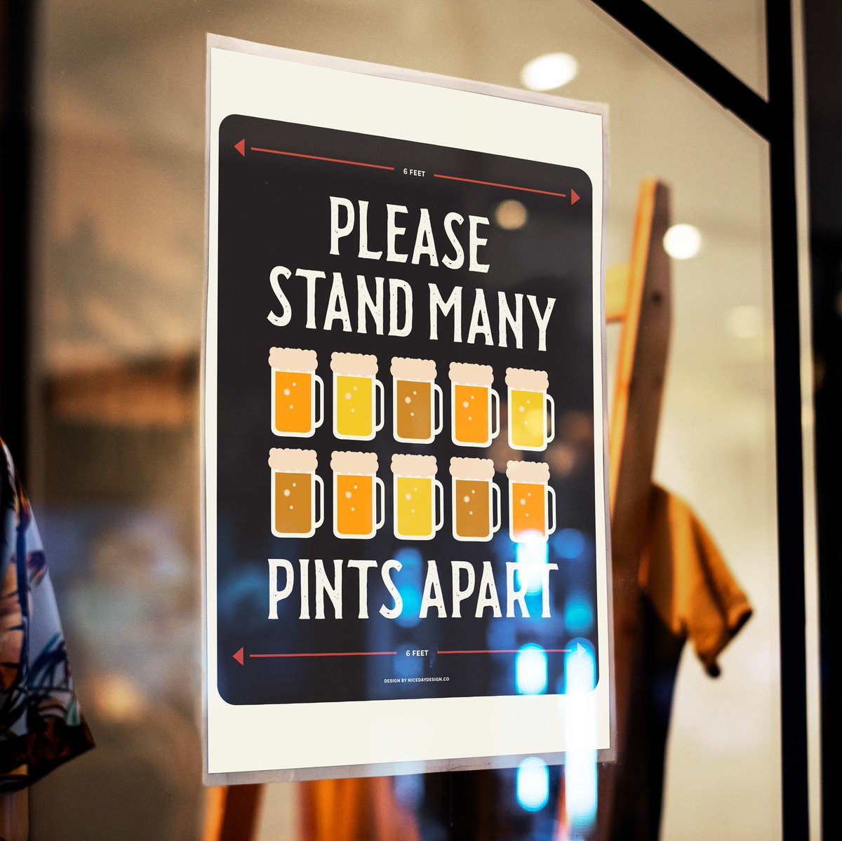 New friendly reminder prints now available for our favorite pizza places 🍕coffee shops ☕️ bars 🍻 and restaurants 🍷 Shop this collection for a limited time ❤️ rebuildnewyork.org/shop