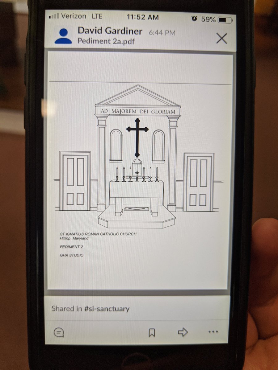 The pastor, a good friend of mine, has taken good care of the parish. He's putting a new backdrop to the sanctuary in too. The plans look great! We said Midday prayer together, and now I'm headed to St Ignatius at Chapel Point. St Ignatius, pray for us!