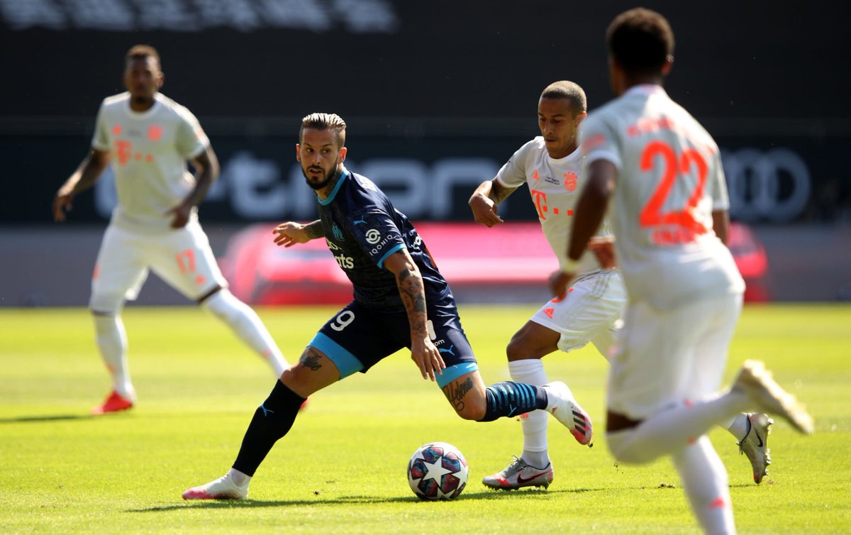 EmbajadoresArg's tweet photo. 🌎 Con Pipa Benedetto como titular y el ingreso de Leo Balerdi, el Olympique #Marseille cayó 1-0 ante el Bayern Múnich en un partido amistoso jugado en Alemania.

#️⃣ #FCBOM https://t.co/gxm11vgFu7