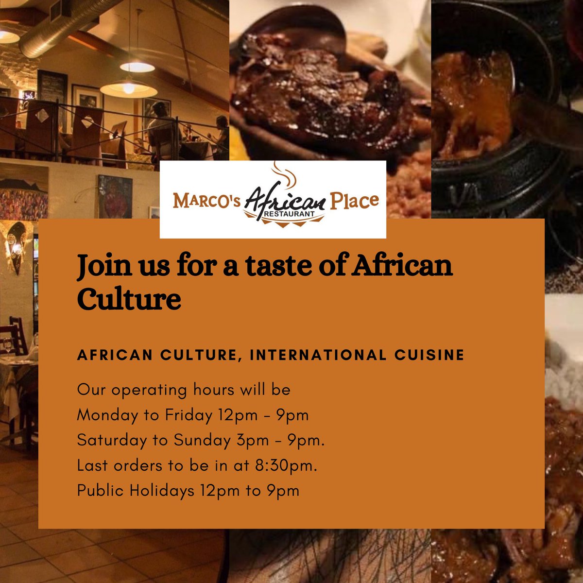 Marco’s African Place tweet media