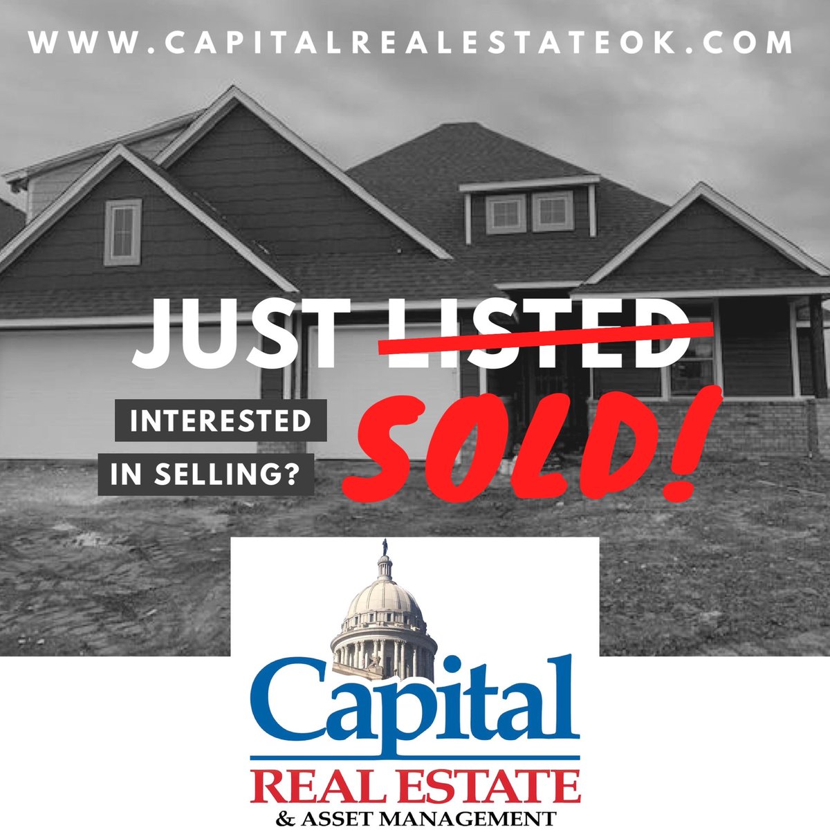 CapitalREOK's tweet photo. Another SOLD in Edmond! Call Capital Real Estate to list your home and help you find your next home. ☎️ 405-443-7700 ☎️ Save with Capital, while building a lasting relationship. #CapitalRealEstate #ListWithCapital #Sold #Edmond #Realtors #Friday #HomeBuyers #CapitalOKC https://t.co/kfigftR2ps
