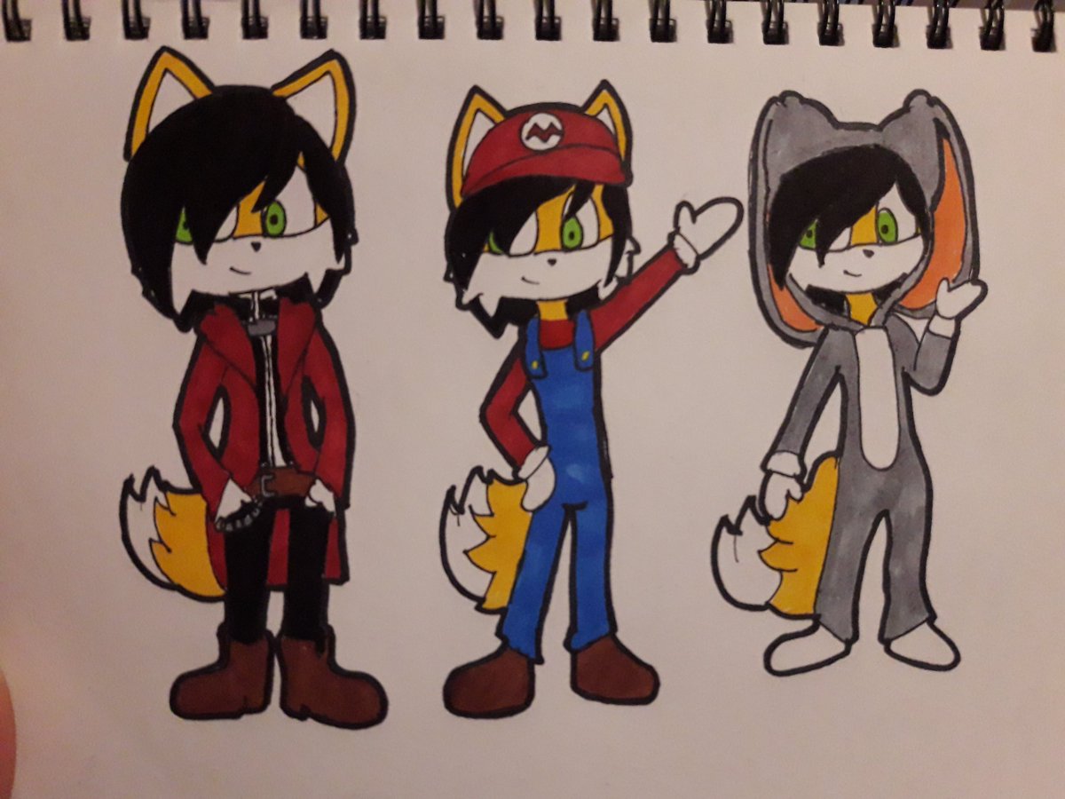 MissingFileArt1's tweet photo. This some old art but, some months ago I drew my kid, Bill in many outifts:

1) Sento Kiryu (Kamen Rider Build)
2) King Dedede (Kirby)
3) Bunny Maid Outfit
4) Edward Elric (FullMetalAlchemist)
5) Mario
6) Bunny Kigurumi https://t.co/LpVHe4aHxP