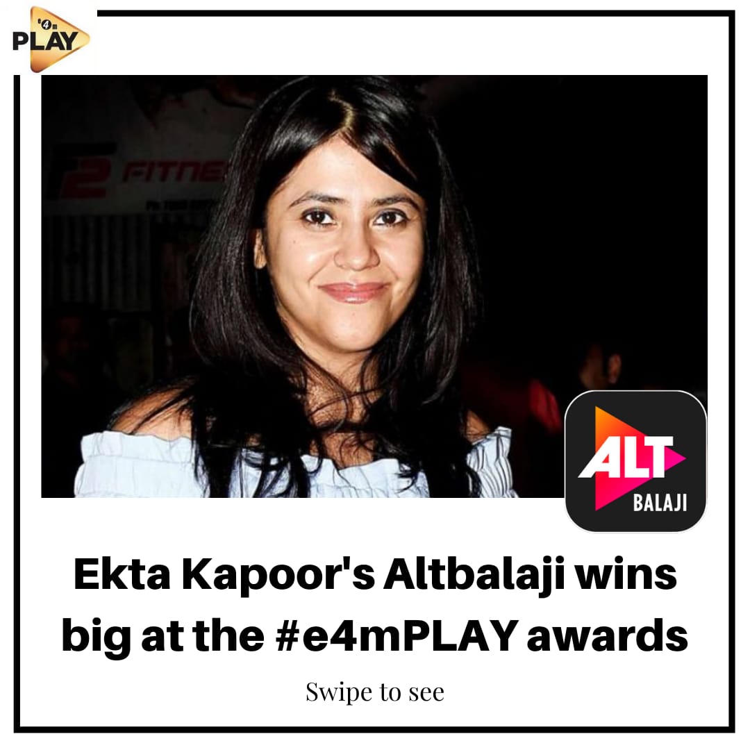 ektakapoorworld's tweet photo. Congratulations to the Queen of content and AltBalaji for all these wins 🙌🙌
@ektarkapoor .
.
#EktaKapoor #award #win #AltBalaji #codem #colddlassiaurchickenmasala #fittrat #missionovermars #Queenofcontent #contentczarina https://t.co/MZ2banZWuA