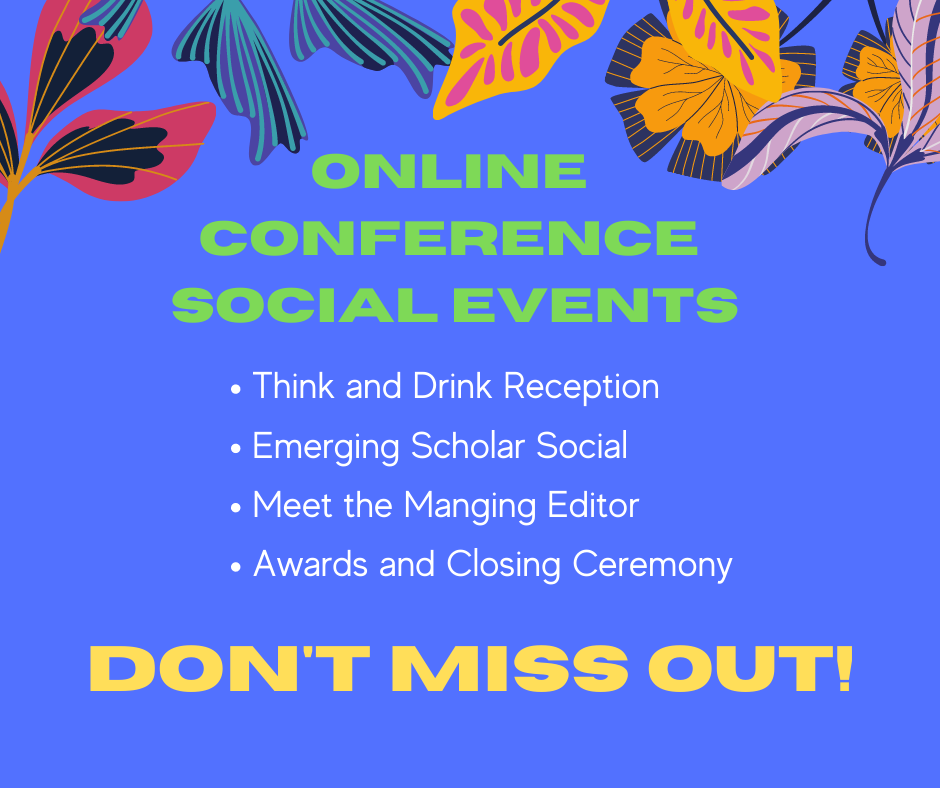 Who said online conferences can't be fun? Check out our special events! Register to participate. 
bit.ly/3f8x1Vc