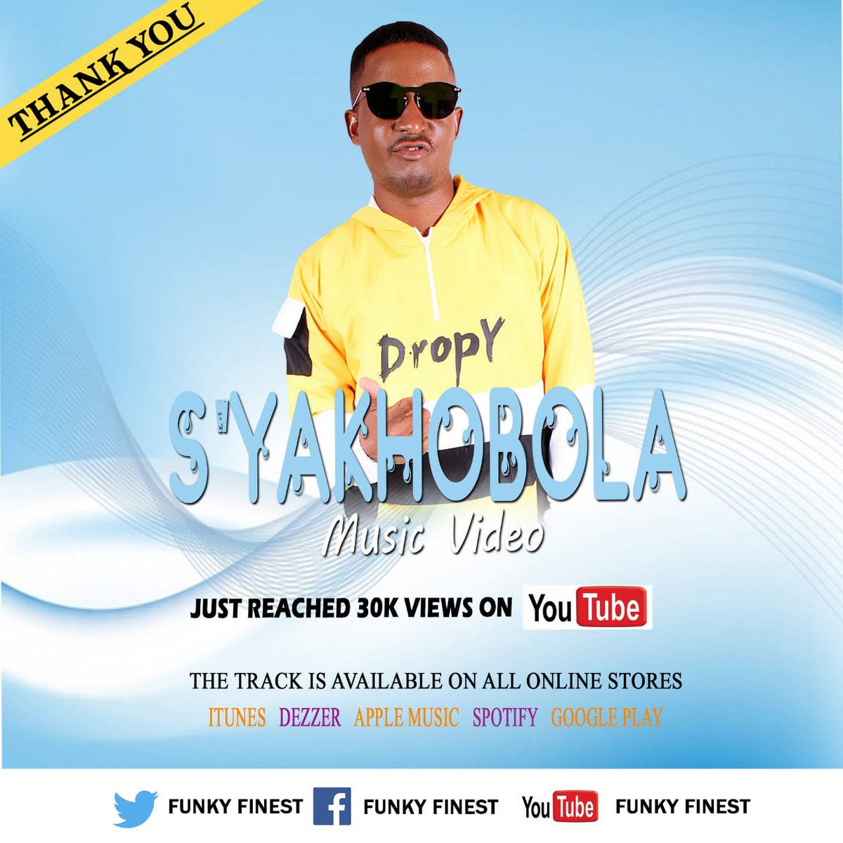 Funky_Finest's tweet photo. UJEHOVA EMUHLE NJALO
OVER 30 000 VIEWS ON YOUTUBE 🙏
IZANDLA ZEDLULA IKHANDA ZINGANE ZAKWETHU❤️NGIYABONGA🙏 You can also Watch and Subscribe https://t.co/RLpCs0r4q0
#SYAKHOBOLA
#FUNKYRECORDS
#FUNKYFINEST
#EYOMPHAKATHI❤️ https://t.co/NvfJp5UzdN
